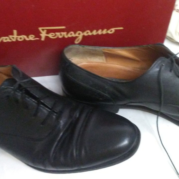 Salvatore Ferragamo Other - salvatore ferragamo black tie toe cap shoes